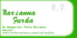 marianna furka business card
